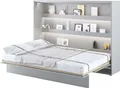 Produktbild: Wandklappbett Bed Concept 140x200 Schrankbett Horizontal Wandbett Gästebett Grau