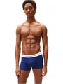 Produktbild: Tommy Hilfiger Herren 3er Pack Boxershorts Trunks mit Logobund, Mehrfarbig (Prpy NVY/Util Sage/Newsprint), XL