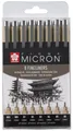 Produktbild: SAKURA Fineliner PIGMA MICRON 8er Etui schwarz
