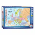 Produktbild: Eurographics Puzzle Karte von Europa, Landkarte, 1000 Teile, 68x48 cm, 6000-0789