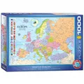 Produktbild: Puzzle - Karte von Europa - 1000 Teile