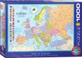 Produktbild: EUROGRAPHICS 6000-0789 Karte von Europa 1000 Teile Puzzle NEU OVP