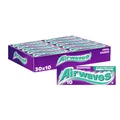 Produktbild: Airwaves Kaugummi Zuckerfrei, Cool Cassis Gum, 30 x 10 Dragees, Großpackung Chewing Gum, Mit Natürlichem Menthol, Kaugummi ohne Zucker mit Minz Frische (300 Dragees)