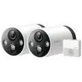 Produktbild: TP-Link Tapo C420S2 Smart Wireless Security Camera System QHD 2160p IP65 White 2er Set v1.0