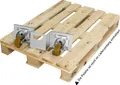 Produktbild: Kongamek Palettenroller verzinkt mit 2000kg Tragkraft für Euro-Paletten 1200x800mm