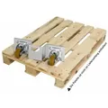Produktbild: Kongamek Palettenroller verzinkt mit 2000kg Tragkraft für Euro-Paletten 1200x800mm