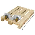 Produktbild: Kongamek Palettenroller verzinkt 2000kg Tragkraft für Euro-Paletten 1200x800mm
