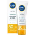 Produktbild: NIVEA Sun Sensitive krem ochronny do twarzy dla skóry wrażliwej SPF50 50ml (Sonnencreme, SPF 50, 50 ml) (30257384)
