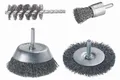 Produktbild: Wolfcraft Drahtbürsten-Set 6 mm 4-teilig  Drahtbürste