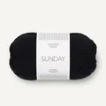 Produktbild: SUNDAY von SANDNES GARN - SVART (1099) - 50 g / ca. 235 m Wolle