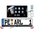 Produktbild: Creasono 2-DIN-Autoradio mit Apple Carplay & Android Auto, Rückfahrkamera