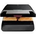 Produktbild: RUSSELL HOBBS Sandwichtoaster Sandwichmaker Easy Clean Edelstahl 750 Watt - Schwarz/Silber
