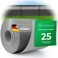 Produktbild: Novatool PREMIUM PP 25m Rolle Sichtschutzstreifen für Doppelstabmattenzaun FENSTER GRAU für 10 Reihen Stabmattenzaun Sichtschutzstreifen langlebig