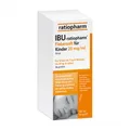 Produktbild: IBU-RATIOPHARM Fiebersaft für Kinder 20 mg/ml 100 ml
