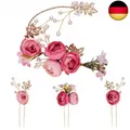 Produktbild: 5 Stücke U-förmige Rose Haarnadel Französisch Seitenkämme Haarspangen Hochzeit Z