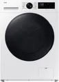 Produktbild: Samsung 9+6 kg WD5000D Waschtrockner, /A (-10%) mit AI Ecobubble und AI Energy Mode, Frontlader, Freistehend, Weiß, Links, Schwarz, Schwarz