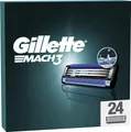 Produktbild: Gillette Rasierklingen Ersatzklingen Mach3 für Männer 24 Stück Perfekte Rasur Pflege