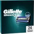 Produktbild: Gillette Mach3 Rasierklingen für Männer, 24 ORIGINAL Gillette Ersatzklingen