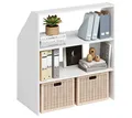 Produktbild: Bellamio Regal Aland Dachschrägenregal 45 Grad-Winkel, Weiß, 90 cm breit, verfügbar mit & ohne Türen