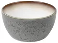 Produktbild: BITZ Schüssel, Schale, Müslischale, Snackschale aus Steingut, 14 cm im Durchmesser, Grau/Creme