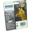 Produktbild: 3 Epson Tinten C13T130640 Multipack CMY T1306