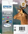 Produktbild: Original Epson Tintenpatronen T1306 CMY, Multipack, cyan, magenta, gelb 160429