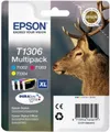 Produktbild: Epson 3 Epson Druckerpatronen Tinte T1306 C / M / Y Multipack Tintenpatrone