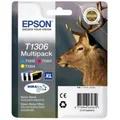 Produktbild: Epson C13T13064012 T1306 Tintenpatrone MultiPack C,M,Y XL 3x10.1ml VE=3 für