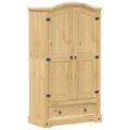 Produktbild: vidaXL Kleiderschrank Corona 102x52x186 cm Massivholz Kiefer