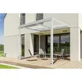 Produktbild: Home Deluxe Terrassenüberdachung Solis Deluxe 290 x 295 x 233/272 cm Weiß