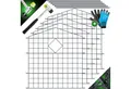 Produktbild: KESSER Zaun Teichzaun Gartenzaun Steckzaun Komplettset Metall Zaun für Garten, (Inkl. Handschuhe, Hammer + Befestigungsstäben), Zaun zum stecken für Garten, Gitterzaun Set Freigehege für Tiere