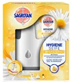 Produktbild: SAGROTAN No-Touch Spender Weiß + Lotusblüte & Kamille Flüssigseife 250 ml