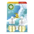 Produktbild: Air Wick Duftstecker Nachfüller DUO – Duft: Mediterrane Brise – Frischer Raumduft für die Steckdose – 2x 19ml Duftölflakon-Nachfüller