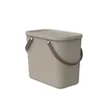Produktbild: Rotho Albula Aufbewahrungsbox 25l mit Deckel, Kunststoff (PP recycelt), cappuccino, 25l (40.0 x 23.5 x 34.0 cm)