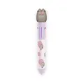 Produktbild: Grupo Erik Kugelschreiber 10 Farben Pusheen Cat Fanartikel 10-in-1 Multicolor - Mehrfarbiger Kawaii Stift Schulsachen Rosa