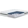 Produktbild: THE WHITE STONE Doppelmatratze 155x190 Memory Foam Premium Quality, Antibakteriell, Anti-Milben, Anti-Allergie.| Höhe 22 cm | Made in Italy
