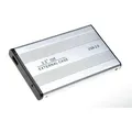 Produktbild: Festplattengehäuse Case 2,5 Zoll IDE USB 2.0 Festplatten Gehäuse silber NEU