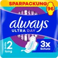 Produktbild: Always Ultra Binden Damen Gr. 2, Long, 96 Damenbinden mit Flügeln (3 x 32 Stück)