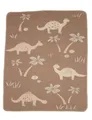 Produktbild: David Fussenegger Juwel Kinderdecke Dinos - Babydecke Baumwolle - Flanelldecke für Kinder - 90x70 Kuscheldecke