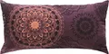 Produktbild: Erwin Müller Kissenbezug, Kissenhülle Flanell - Mandala - mollig warm, temperaturregulierend, mit praktischem Reißverschluss - aubergine Größe 40x80 cm
