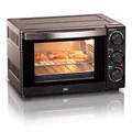 Produktbild: KHG Minibackofen MBO-15S in schwarz mit Umluft, Ober-/Unterhitze, 15l Garraum, Brotbackofen, inkl. 6 Funktionsstufen, Timer, Innenbeleuchtung, Backblech, Entnahmegriff, Grillrost