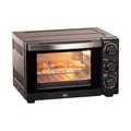 Produktbild: Minibackofen Backofen mit Umluft & Timer 15L Schwarz 1200W Grill Rost Blech KHG