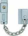 Produktbild: ABUS Türkette SK79 für Haustür und Wohnungstür – Abschließbare Sicherheitskette mit Kindersicherung – geeignet für links und rechts schließende Türen