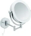 Produktbild: Libaro Kosmetikspiegel XXL TOKIO LED Vergrößerungsspiegel 5x / 10x Wandmontage Dimmerfunktion mit weißem Kabel Auto off