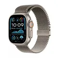 Produktbild: Apple Watch Ultra 2 49mm Titan Natur Milanaise L MX5T3FD/A OVP