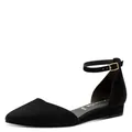 Produktbild: Tamaris Damen Klassische Ballerinas, Frauen Flats,Comfort Lining,TOUCHit-Fußbett,Slip-ons,klassisch elegant,Ballerinen,Black,40 EU