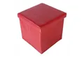 Produktbild: ECHTWERK Sitzwürfel StoreCube, Sitzhocker mit Stauraum, Sitzwürfel faltbar, ca. 38 x 38 x 38 cm, Kunstleder, Aufbewahrungsbox