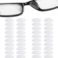 Produktbild: Disino 20 Paare Nasenpads Brille, selbstklebend Silikon Nasenpads Rutschfeste, D Form Stick auf Brillenpads für Sonnenbrille Brillen zubehör, Transparent/Klar