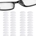 Produktbild: 20 Paare Nasenpads Brille selbstklebend Silikon Nasenpads Rutschfeste D Form ...