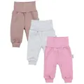 Produktbild: TupTam Jogginghose TupTam Baby Mädchen Hose Jogginghose Freizeithose 3er Pack beige|bunt|grau|rosa 92